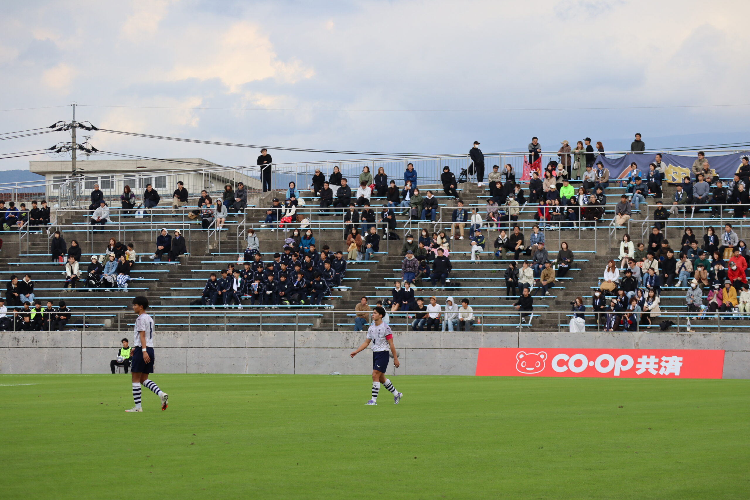 第104回全国高校サッカー選手権鳥取県大会」の表彰式に参加しました